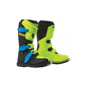 Botas Infantil Thor Mx Blitz XP Negro Lima  34110517