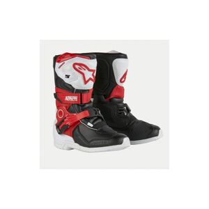 Botas Alpinestars Kids Tech 3S Blanco Negro Rojo Brillo  2014524-2030