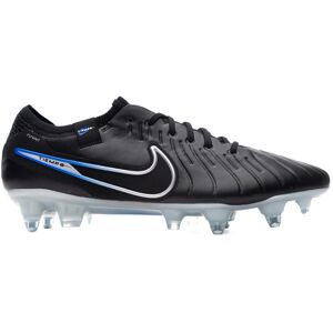 Nike - Bota de fútbol Tiempo Legend 10 Elite SG-Pro AC, Unisex, Black-Chrome-Hyper Royal, 6,5 USA