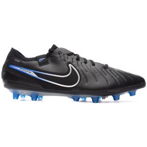 Nike - Bota de fútbol Tiempo Legend 10 Elite AG-Pro, Unisex, Black-Chrome-Hyper Royal, 8,5 USA