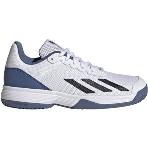 Zapatillas Adidas Courtflash Blanco Azul Junior -  -36 2/3