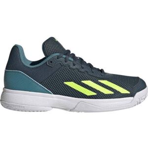 Zapatillas Adidas Courtflash Verde Artic Blanco Fluor Junior -  -39 1/3