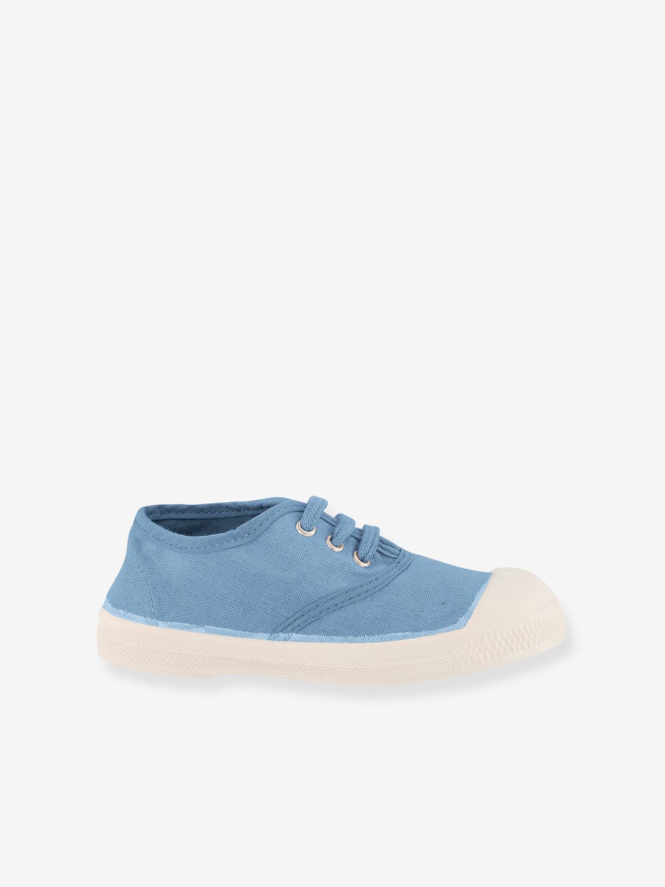 Zapatillas con cordones de algodón BENSIMON® azul jeans