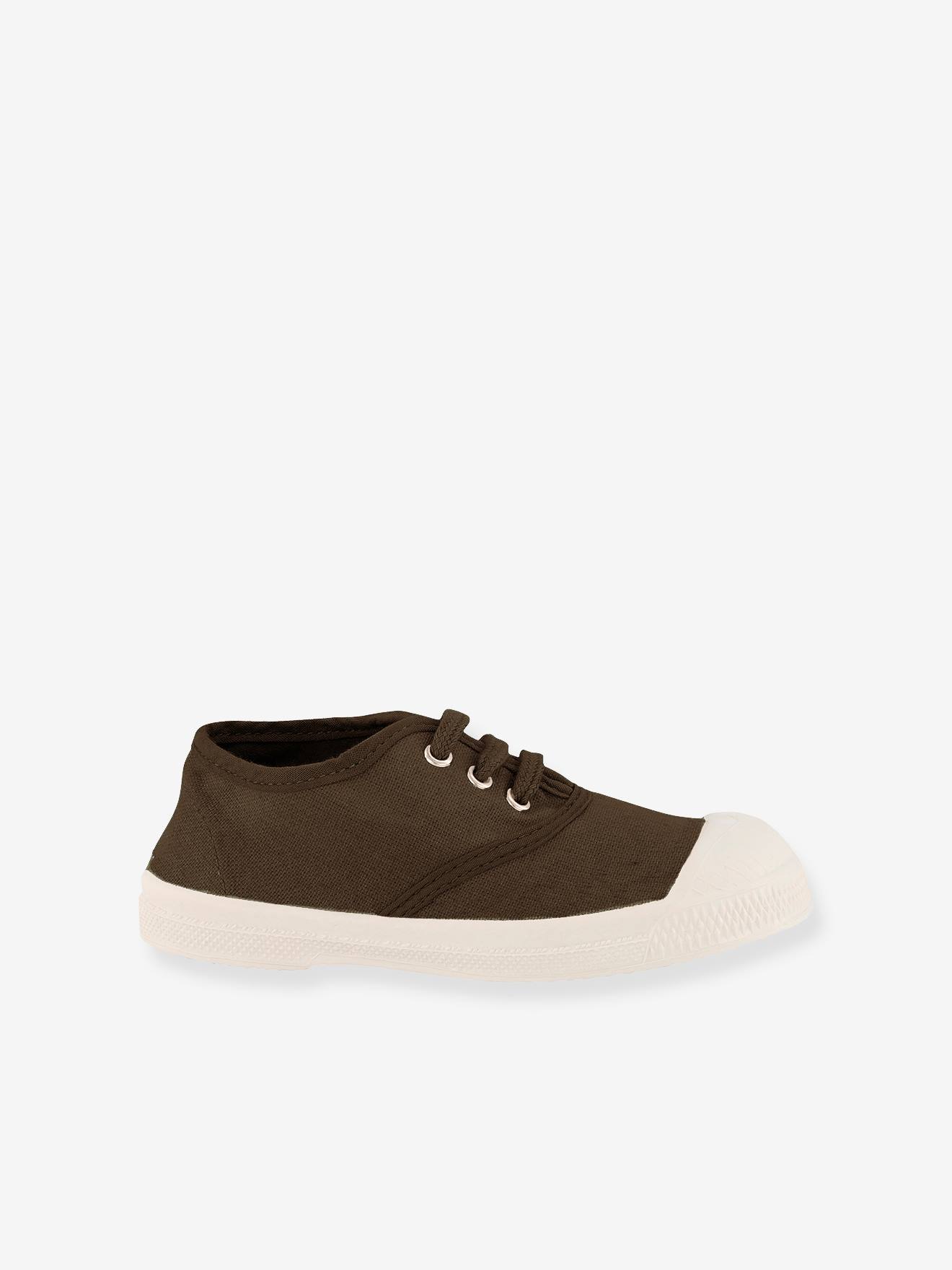 Zapatillas con cordones de algodón BENSIMON® caqui