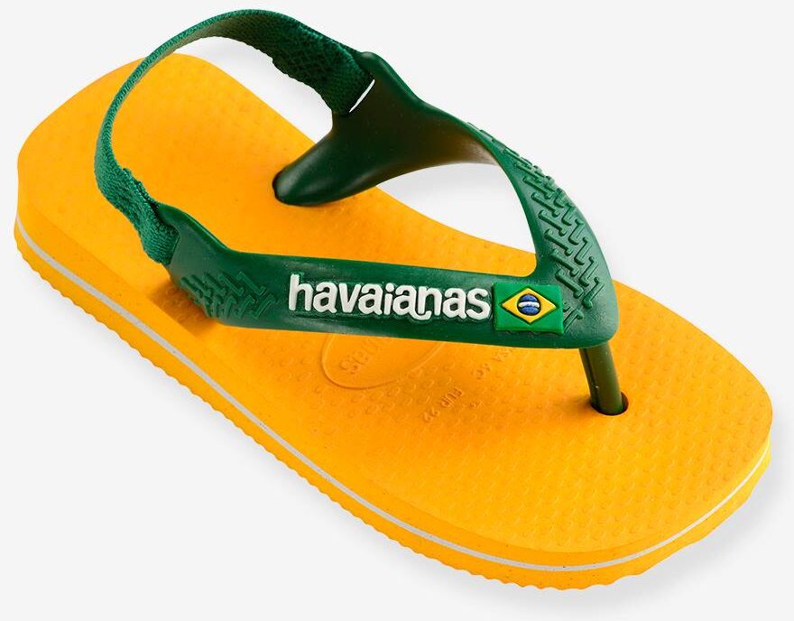 Chanclas Baby Brasil Logo II HAVAIANAS amarillo