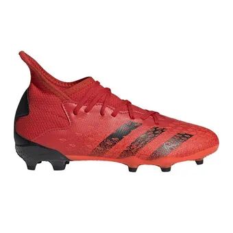 Adidas PREDATOR FREAK .3 FG J - Botas de fÃºtbol junior red/cblack/solred