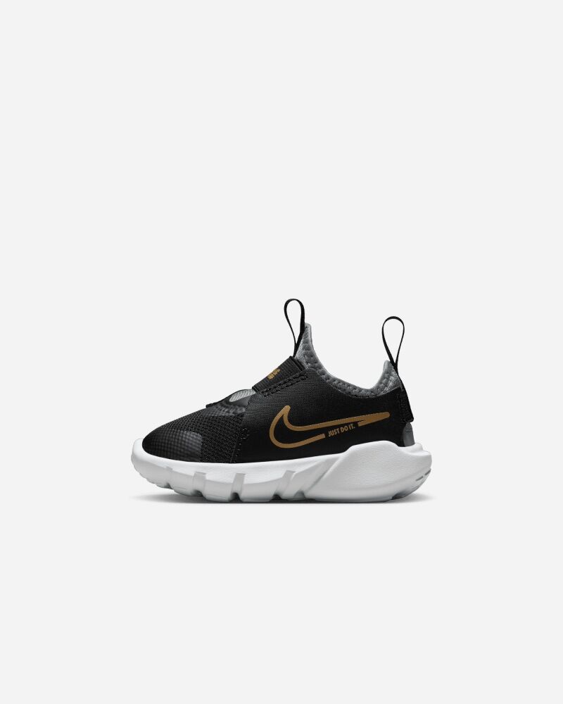 Zapatillas Nike Flex Runner 2  Negro y Oro Niño - DJ6039-007