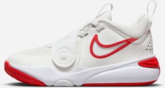 Zapatillas Nike Team Hustle D 11 Blanco y Rojo Niño - DV8994-102