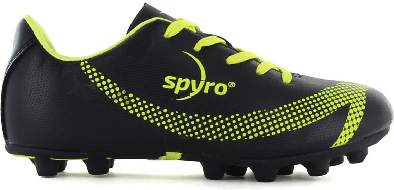 Spyro goal rubber botas de futbol niño cesped artificial Negro (28)