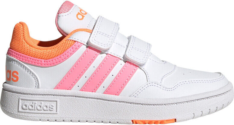 Adidas hoops zapatilla moda niño Blanco (35)