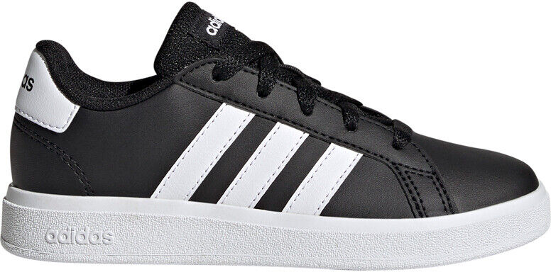 Adidas grand court lifestyle tennis lace-up zapatilla moda niño Negro (35,5)