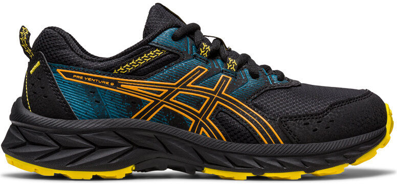 Asics pre venture 9 gs zapatillas trail niño Negro (34,5)