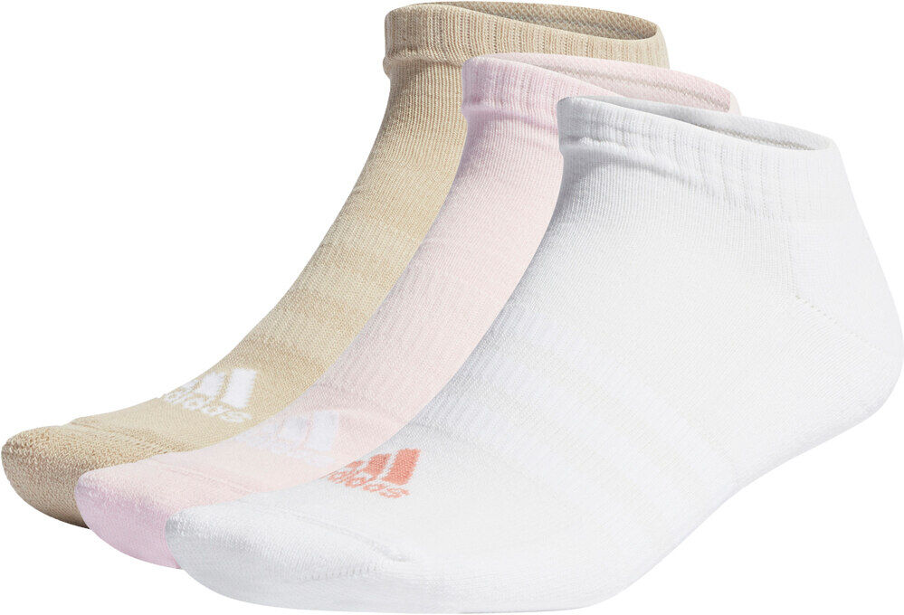 Adidas tobilleros 3pack calcetines niño Rosa (37-39)