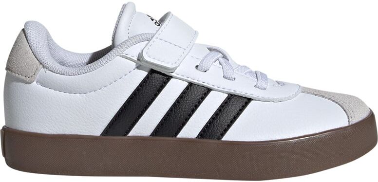 Adidas vl court 30 el c zapatilla moda niño Blanco (33)