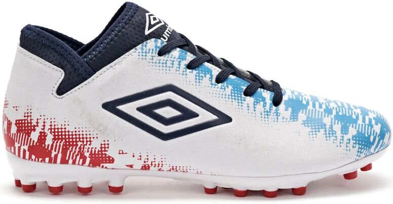 Umbro fomation junior ag botas de futbol niño cesped artificial Blanco (34)