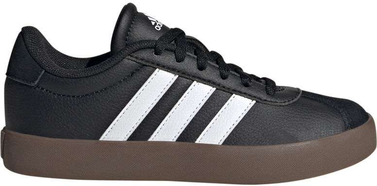 Adidas vl court 30 zapatilla moda niño Negro (37 1/3)