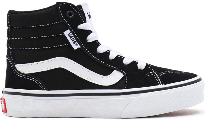 Vans filmore hi suede-canvas zapatilla moda niño Negro (38)