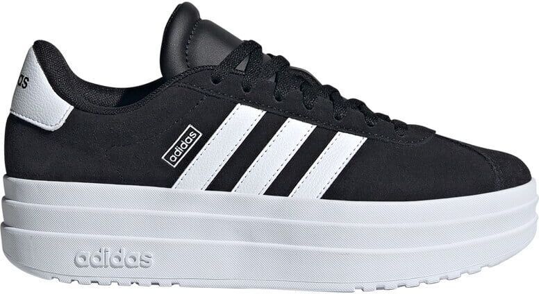 Adidas vl court bold j zapatilla moda niño Negro (40)