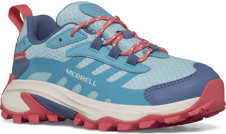 Merrell moab speed 2 low waterproof zapatilla trekking niño Azul (38)