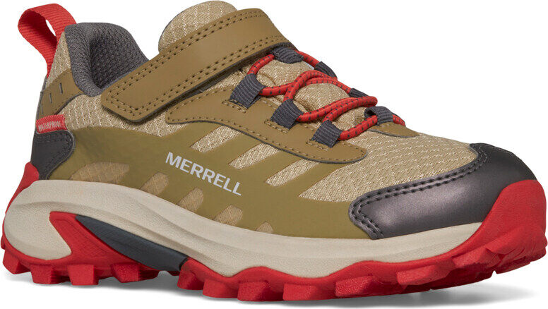 Merrell moab speed 2 low waterproof zapatilla trekking niño Marron (36)