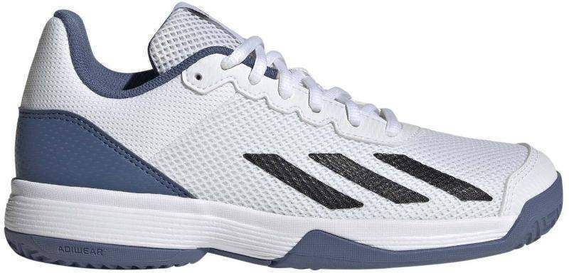 Zapatillas Adidas Courtflash Blanco Azul Junior -  -36