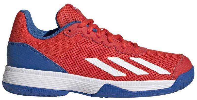 Zapatillas Adidas Courtflash Rojo Azul Junior