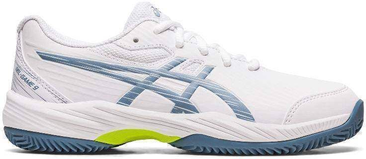 Zapatillas Asics Gel Game 9 GS Clay Blanco Azul Acero Junior -  -39,5