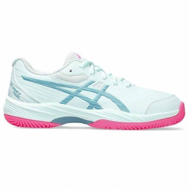 Zapatillas Asics Gel Game Padel 9 Menta Gris Azul Junior -  -39,5