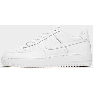 Nike  Air Force 1 Older Kids' Shoe - Kids, White  - White - Size: 35.5