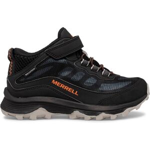 Merrell Kids Moab Speed Mid Waterproof - Musta - 36