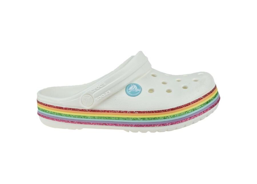 Lasten sandaalit Crocs Rainbow Glitter Clog 206151-100