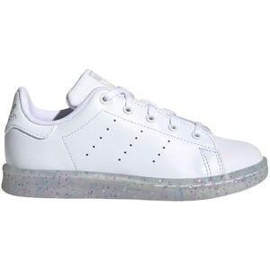 Adidas - Baskets en Cuir Stan Smith Paillettes blanches Blanc - Publicité