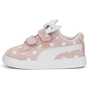 Puma - Baskets en Velours de Cuir Suede Classic LF Re-Bow V blanc/rose BlancRose - Publicité