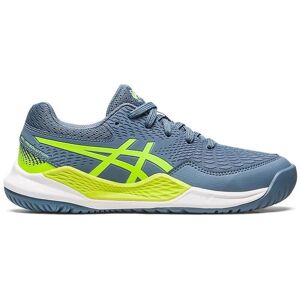 Asics Gel-Resolution Junior Steel Blue/Hazard Green, 35