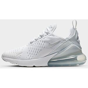 JD Sports Nike Nike Air Max 270 Older Kids' Shoe - White/Metallic Silver/White, White/Metallic Silver/White - Publicité