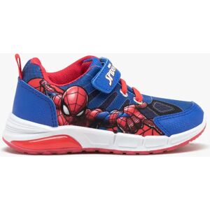 Baskets en toile avec semelle clignotante garçon - Spiderman - SPIDERMAN bleu