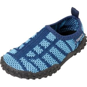 Playshoes Chaussure aquatique marine tricotee / bleu clair