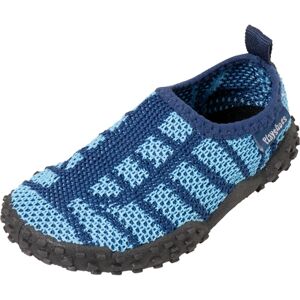 Playshoes Chaussure aquatique marine tricotee / bleu clair