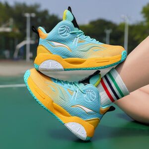 New Fashion Boys Girls Basketball Tennis Sports Shoes Kid s Students Hightop Sneakers Trekking Boots for Childrens - Publicité