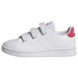Adidas Advantage CF C, Sneaker Garçon Unisex Kinder, FTWR White Real Pink Core Black, Numeric_32 EU - Publicité