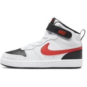 Nike Garçon Unisex Kinder Court Borough Mid 2 Baskets, White University Red Black, 22 EU - Publicité