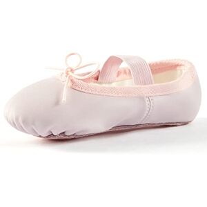 Lily's Locker- Chaussures de Ballet Classique Cuir Chaussures de Gymnastique pour Fille et Femme (Rose, Numeric_23) - Publicité