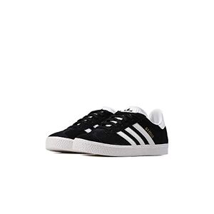 Adidas Garçon Unisex Kinder Gazelle C Baskets Basses, Noir (Core Black/FTWR White/Gold Metallic), Numeric_29 EU - Publicité