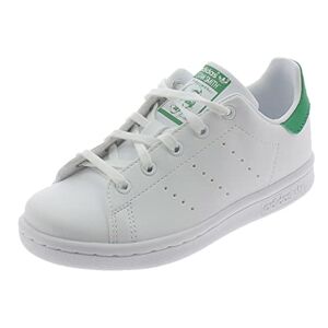 Adidas Garçon Unisex Kinder Stan Smith Sneaker, Cloud White/Green, Numeric_31 EU - Publicité