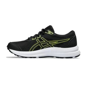 Asics Contend 8 GS Sneaker, Black Bright Yellow, 35.5 EU - Publicité