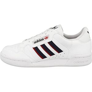 Adidas Garçon Unisex Kinder Continental 80 Stripes Sneakers, White, Numeric_28 EU - Publicité