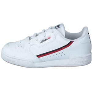 Adidas Mixte enfant Continental 80 Chaussures de Fitness, Blanc Ftw Bla Escarl Maruni 000, 25 EU - Publicité