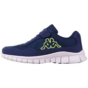 Kappa Follow K, Chaussure de Course Mixte Enfant , Blue Lime, 30EU - Publicité