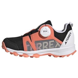 Adidas Terrex Agravic BOA Trail Running Shoes Chaussures, Core Black/Crystal White/Impact Orange, 30.5 EU - Publicité