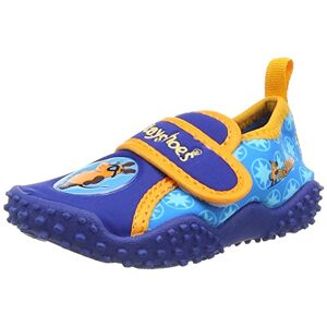 Playshoes Souliers de Sports Aquatiques avec Protection UV Die Maus, Chaussures pour Piscine et Plage Garçon Unisex Kinder, Bleu (Blau 7), 18/19 EU - Publicité